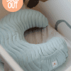 Coussin d’allaitement gonflable céladon