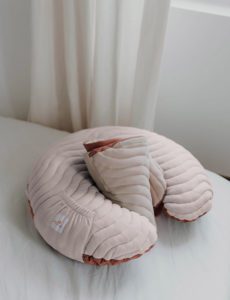 Housse de coussin rose terracotta