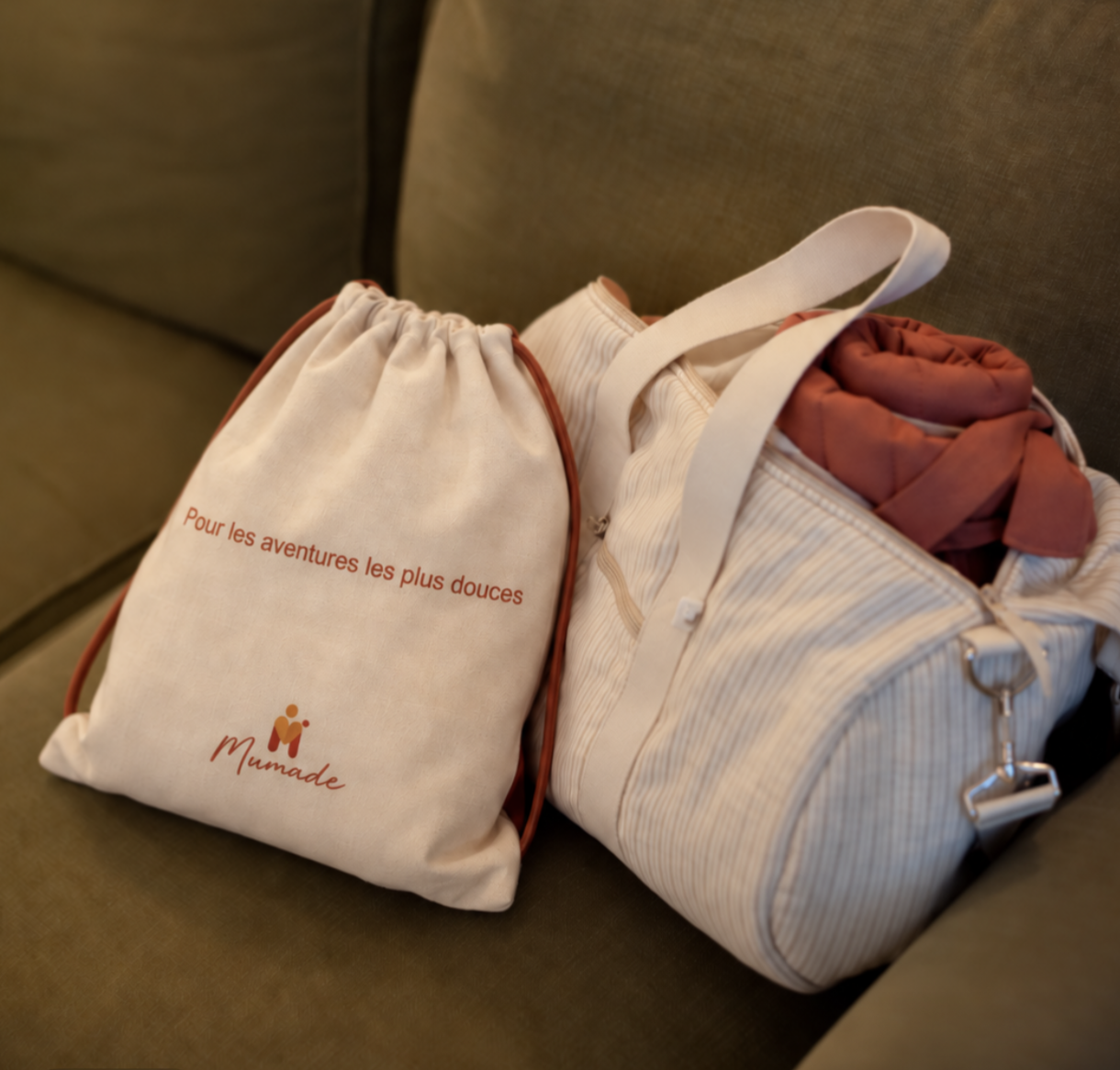 pochon de transport pour coussin mumade